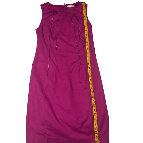 Calvin Klein Womens 8 Sheath Dress Workwear Professional Career Feminine Formal - Picture 5 of 8